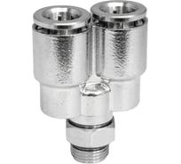 Фитинг цанга Y-обр., поворотный Cn-Y-1/8M-8 для полиуретана и пластиковых трубок PI TOOLS Арт. 4713