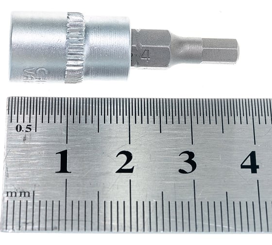 Головка со вставкой HEX (H4; 1/4DR) AV Steel  AV-505004