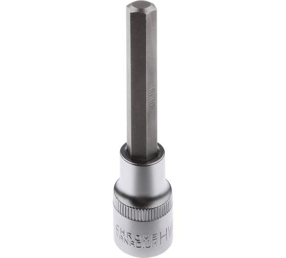 Головка с длинной вставкой HEX (H10; L100 мм; 1/2DR) AV Steel AV-525210