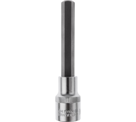Головка с длинной вставкой HEX (H10; L100 мм; 1/2DR) AV Steel AV-525210