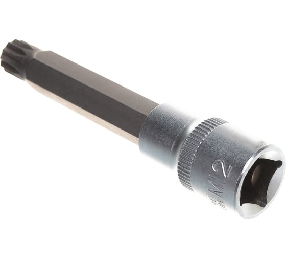 Головка со вставкой SPLINE (M12; L100 мм; 1/2DR) AV Steel AV-526612