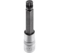 Головка со вставкой SPLINE (M14; L100 мм; 1/2DR) AV Steel AV-526614