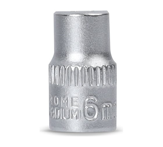 Головка торцевая шестигранная 6 мм, 1/4"DR, CR-V Smartbuy SBT-SW-6-14p1