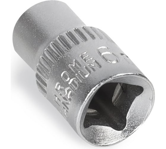 Головка торцевая шестигранная 6 мм, 1/4"DR, CR-V Smartbuy SBT-SW-6-14p1