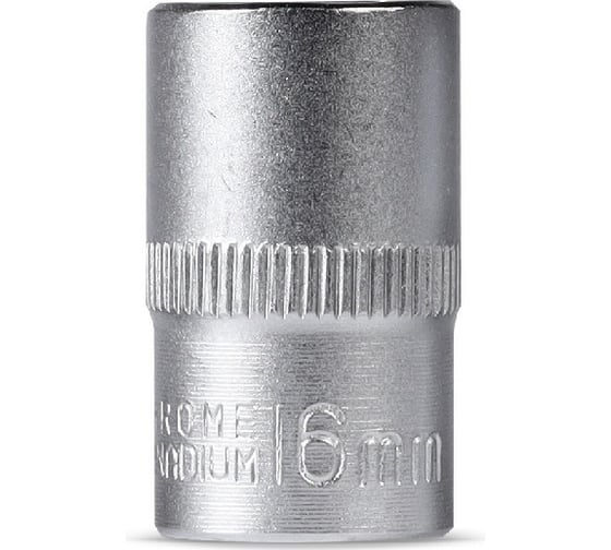 Головка торцевая шестигранная 16 мм, 1/2"DR, CR-V Smartbuy SBT-SW-16-12p1