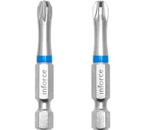 Бита (2 шт; PZ3; 50 мм) для шуруповерта Inforce 11-01-394