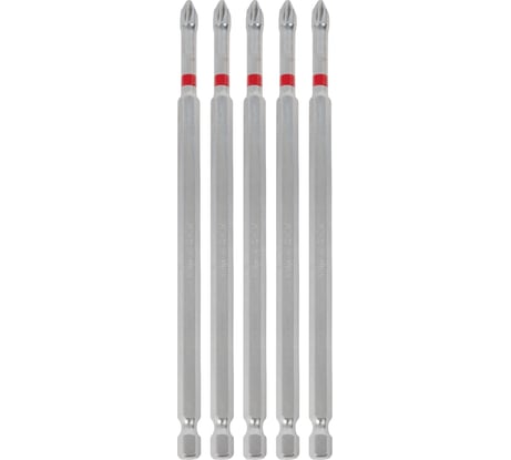Бита (5 шт; PH2; 150 мм) для шуруповерта Inforce 11-01-382