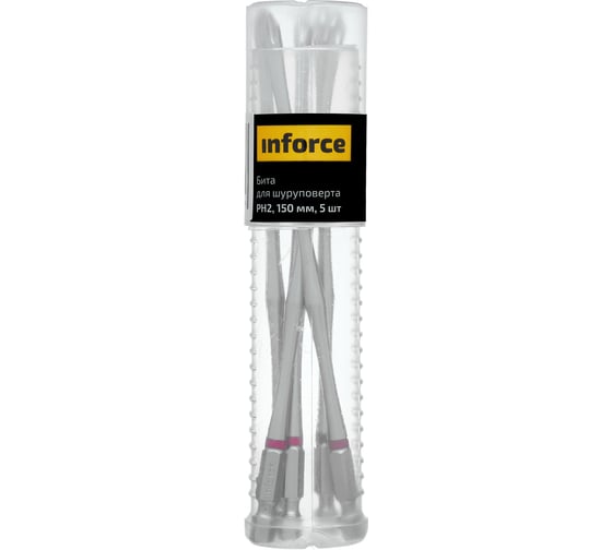 Бита (5 шт; PH2; 150 мм) для шуруповерта Inforce 11-01-382