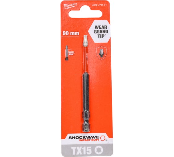 Насадка SHOCKWAVE (TX15; 90 мм) Milwaukee 4932471571 1