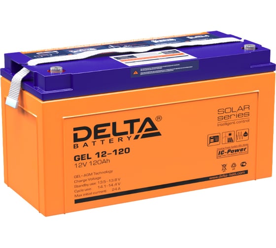 Батарея аккумуляторная Delta GEL 12-120