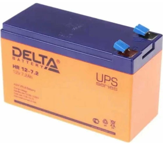 Батарея аккумуляторная Delta HR 12-7.2, 12v, 7.2ah