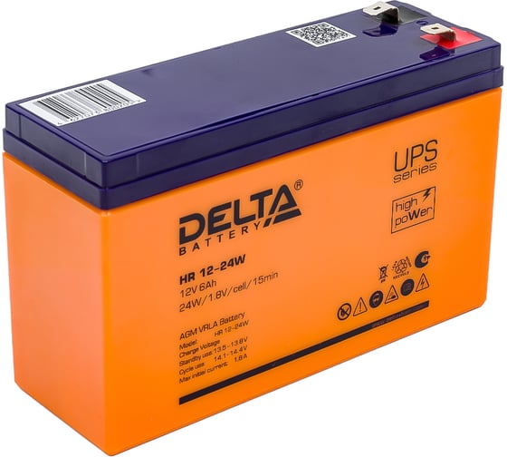 Батарея аккумуляторная Delta HR 12-24 W