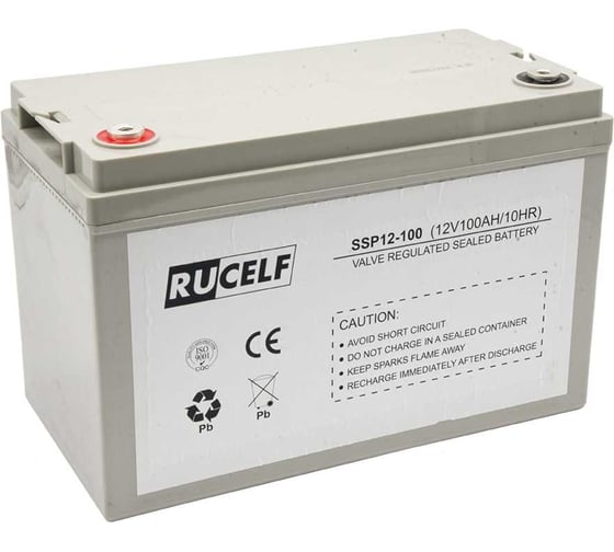 Аккумуляторная батарея SSP12-100 12В, 100Ач RUCELF 00-00005601 1