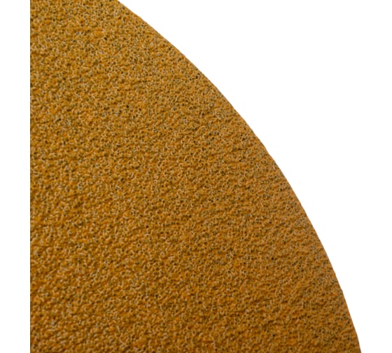 Диск абразивный с липучкой Sandpaper (yellow) 125 мм, 8 отверстий, P100, 10 шт BRUSHTEX 125Y8-100