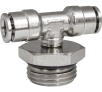 Фитинг цанга тройник, поворотный Cn-T-1/2M-6 для полиуретана и пластиковых трубок PI TOOLS Арт. 5765