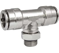 Фитинг цанга тройник, поворотный Cn-T-1/4M-12 для полиуретана и пластиковых трубок PI TOOLS Арт. 5710