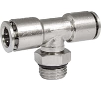 Фитинг цанга тройник, поворотный Cn-T-1/4M-8 для полиуретана и пластиковых трубок PI TOOLS Арт. 5697