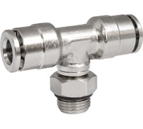 Фитинг цанга тройник, поворотный Cn-T-1/8M-6 для полиуретана и пластиковых трубок PI TOOLS Арт. 5666