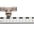 Цанга тройник, резьбовой PI TOOLS Cn-T-3/8M-10 для фторопластовых и полиуретановых трубок. Арт. 5741 8