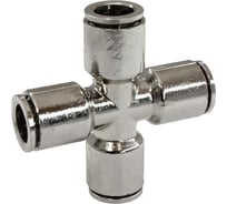 Фитинг цанга крест, переходной Cn-X-10 для полиуретана и пластиковых трубок PI TOOLS Арт. 5437