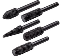 Набор рашпильных насадок стальных по металлу 29x11 мм, 29x11 мм, 29x11 мм, 29x11 мм, 21.5x11 мм, 5 шт РемоКолор 31-3-012