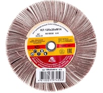 Круг лепестковый KK19XW (125х20 мм; М14; 4Н; Р320) БАЗ 960000061704