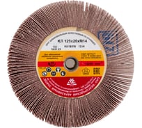Круг лепестковый KK19XW (125х20 мм; М14; 12Н; Р100) БАЗ 960000086910
