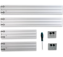 Фрезерный шаблон комплект 400x700 мм, включая 2 упора для фрезерного шаблона KT RJ400700 Plus, 4.88 кг GlobalTOOLS GT-007-114-0011