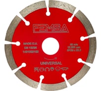 Диск алмазный универсальный ST10 125x1.8x22.23 мм FEMSA 1401002102