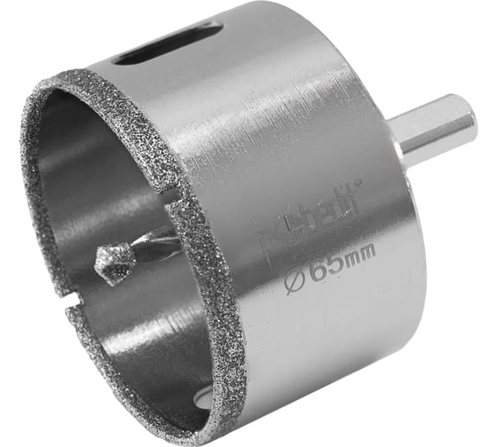 Коронка алмазная по стеклу и керамограниту 65x67 мм Pobedit 3009065