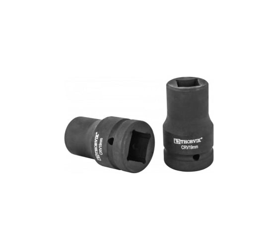 Головка торцевая 4-х гранная для ручного гайковерта 1 DR 19 мм LSWS00119 THORVIK 52893