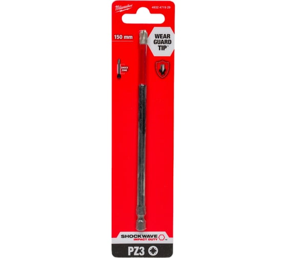 Насадка SHOCKWAVE (150 мм; PZ3) Milwaukee 4932471929 1
