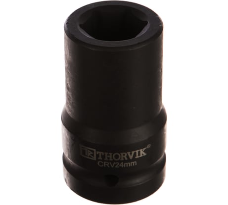 Головка торцевая для ручного гайковерта 1DR 24 мм THORVIK 52755