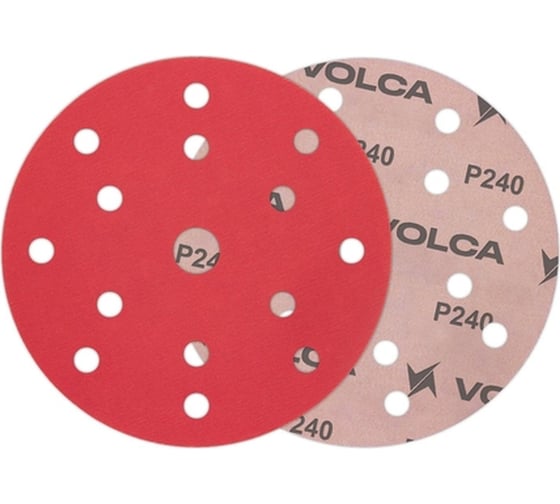 Диск ONYX 150 мм, 15 отверстий, Р240, 50 шт VOLCA  71150150240