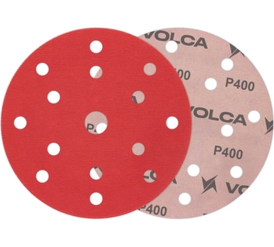 Диск ONYX 150 мм, 15 отверстий, Р400, 50 шт VOLCA  71150150400 1