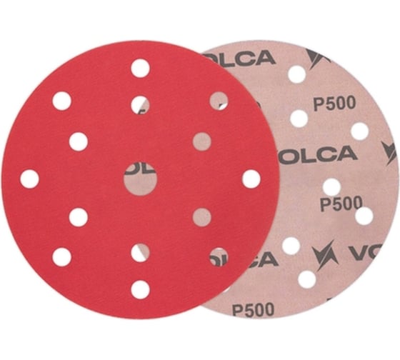Диск ONYX 150 мм, 15 отверстий, Р500, 50 шт VOLCA  71150150500 1