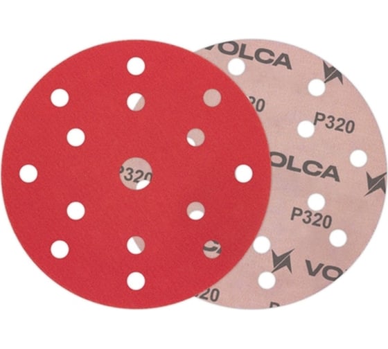 Диск ONYX 150 мм, 15 отверстий, Р320, 50 шт VOLCA  71150150320