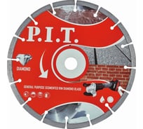 Диск алмазный отрезной, сегментированный, 230x22.2x1.4 мм P.I.T. ACTW02-G230