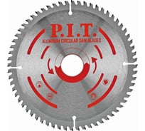 Диск пильный по алюминию, 180x20/16x1.6 мм 56T P.I.T. ACTW05-180T56