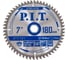 Диск пильный по алюминию, 180x20/16x1.6 мм 56T P.I.T. ACTW05-180T56 2