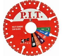 Диск алмазный сегментный по металлу 115x22.2x2.2 мм P.I.T. ACTW11-0115