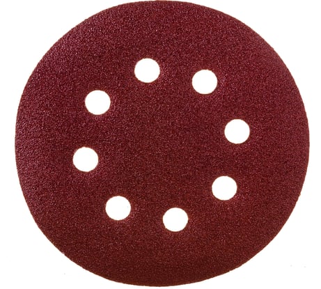 Круг шлифовальный самоклеющийся (5 шт; 125 мм; P120; 8 отверстий) AV Steel AV-821612
