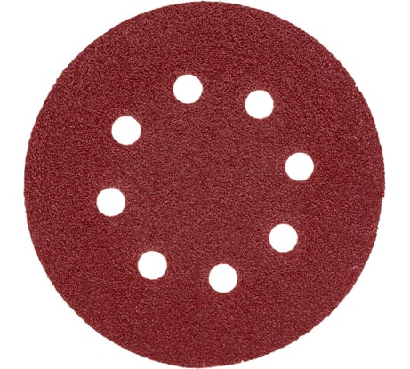 Круг шлифовальный самоклеющийся (5 шт; 125 мм; P60; 8 отверстий) AV Steel AV-821606