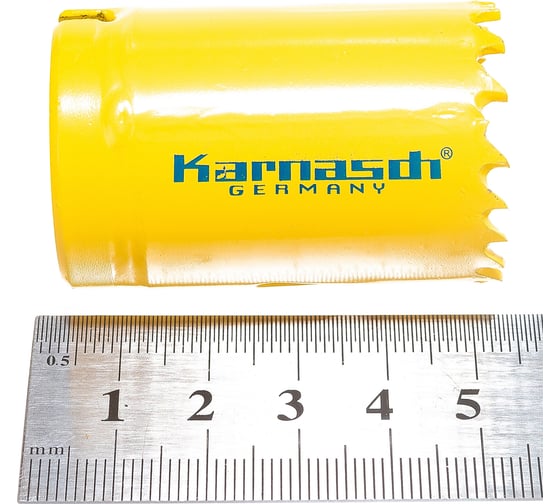 Коронка биметаллическая HSS Co8 (33х38 мм; зуб 4/6") Karnasch 20.1500-33