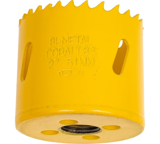Коронка биметаллическая HSS Co8 (51х38 мм; зуб 4/6") Karnasch 20.1500-51