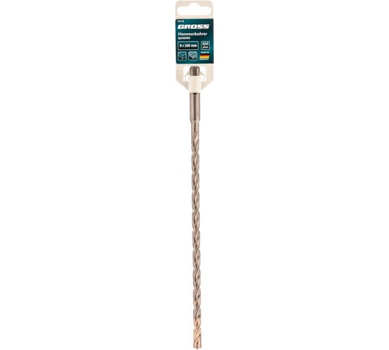 Бур по бетону QUADRO (8x260 мм; SDS PLUS) GROSS 70778 1