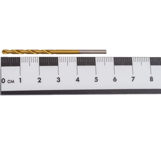 Сверло по металлу нитрид титана HSS-TiN DIN 338 (10 шт; 2.5x30х57 мм) D.BOR 4200250T3D