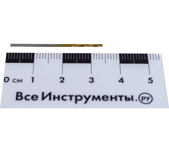 Сверло по металлу нитрид титана HSS-TiN DIN 338 (10 шт; 1x12х34 мм) D.BOR 4200100T3D