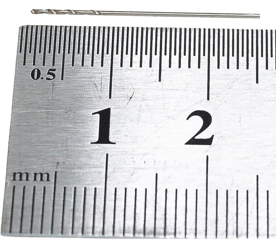 Сверло по металлу шлифованное HSS-G DIN 338 (10 шт; 0.6x07х24 мм) D.BOR 410006003D