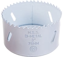 Коронка биметаллическая М3 HSS 76 мм D.BOR 9H-4007605D